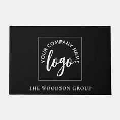 a black and white logo with the words, you're company make the woodson group