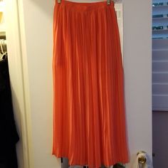 3 Nwt Forever 21 Coral, Lavender, Peach Chiffon Pleated Maxi Skirts. Perfect For Summer Weather! Inner Lining Is Above Knee But Outer Skirt Is Floor Length. Very Pretty Pastel Colors! Elastic Waistband For Comfort And Flexibility. Thick And Isnt See Through, Medium Size. Spring Orange Lined Maxi Skirt, Orange Lined Maxi Skirt For Spring, Spring Orange Pleated Skirt, Orange Pleated Skirt For Spring, Orange Pleated Maxi Skirt For Summer, Spring Orange Skirt With Elastic Waistband, Spring Lined Skirt From Forever 21, Forever 21 Lined Spring Skirt, Forever 21 Spring Lined Skirt