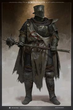 ArtStation - Lords of the Fallen, Maxim Bazhenov The Lords Of The Fallen, Medieval Horror, Dark Medieval, Knight Warrior, Lords Of The Fallen, 다크 판타지, Knight Art, Knight Armor