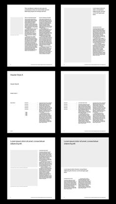 Sample InDesign layouts for white paper template Grid Layout Magazine, Research Paper Layout Design, White Space Layout Design, Manuscript Grid Layout Design, White Paper Layout Design, One Sheet Design Layout, Layout Grid Design, White Paper Layout, White Paper Design Layout Inspiration