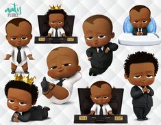 African American Boss Baby Afro Boss Baby characters full | Etsy Boss Baby Characters, Boss Baby Birthday Party Boy, Twin Birthday Themes, Boss Baby Theme