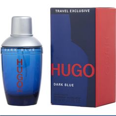 Hugo Dark Blue By Hugo Boss 75ml Hugo Boss Cologne, Hugo Boss Fragrance, Boss The Scent, Blue Perfume, Orange Scent, Old Spice, Fragrance Design, Fragrance Notes, Mens Fragrance