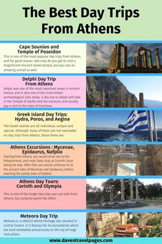 the best day trips from athenes in greece and other places to see them