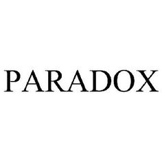 the paradox logo on a white background