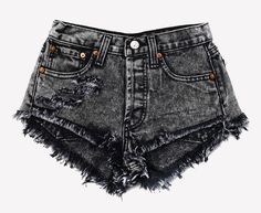 Black Ripped Shorts, High Waisted Ripped Shorts, Distressed High Waisted Shorts, Cheeky Shorts, Ripped Jean Shorts