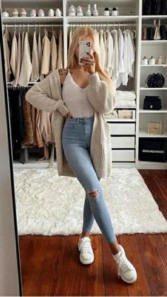 Pin by Eshita on Idea Pins by youCasual college outfitsCasual outfitsCasual trendy outfits Winter Outfits For School, Trendy Spring Outfits, College Outfit, Casual College Outfits, Chique Outfits, Causal Outfits, Clothes And Shoes, Traje Casual, Casual School Outfits