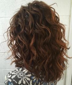 Thick Wavy Hair, Thick Curly Hair, Natural Wavy Hair, Haircuts For Wavy Hair, Permed Hairstyles, Haircut For Thick Hair, Long Wavy Hair, Short Hairstyle, Curly Hair Cuts