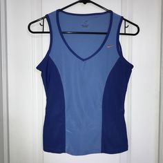 Size Small. Nike Work Out Shirt! Looks Brand New, Only Worn A Few Times! Nike Blue Tops For Spring, Blue Stretch Nike Tops, Blue Nike Top For Workout, Blue Nike Workout Top, Nike Blue Workout Top, Fitted Blue Nike Tops, Tops Nike, Gym Tops, Future Fashion