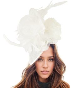 Cream Ivory Off White Saucer Disc Kentucky Derby Fascinator Hat Ascot Wedding Hatinator Cocktail Formal Woman Races Tea Party Headband Fancy Ivory Gabriel Feather Fascinator Hat With headband Stunning array of ivory feathers and flowers on a ivory sinamay base. Base measures about 10 inches wide This ivory off white headpiece is mounted with a matching headband. If you prefer a headband to match your hair, please make a note at check out what colour headband you want. This ivory fascinator is pe Elegant White Headband For Evening, White Fitted Headpiece For Formal Occasions, Elegant White Evening Headband, Fitted White Headpiece For Church, Elegant Cream Headband For Party, White Fitted Fascinator For Party, White Party Fascinator, Fitted White Headpiece For Party, White Fitted Headpiece For Party