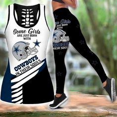 Shipping from the US. Easy 30 day return policy, 100% cotton, Double-needle neck, sleeves and hem; Roomy Unisex Fit. Dallas Cowboys Outfits Woman, Cowboys Outfits, Leggings And Tank Top, Dallas Cowboys Outfits, Cowboys Apparel, Trendy Leggings, Summer Bottoms, Womens Fashion Casual Outfits, Dallas Cowboys Cheerleaders