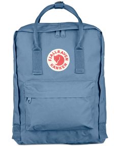 Simple, stylish and functional, the Kanken backpack from Fjallraven is at home on the city streets or country trails. A lightweight backpack with removable cushion helps pad the contents until you're ready to take a rest. Kanken Classic, Backpack Fjallraven, Navy Backpack, Popular Backpacks, Fjällräven Kånken, Water Resistant Backpack, Lightweight Backpack, Pinstriping, Waterproof Backpack