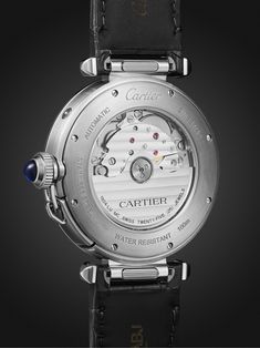 Shop CARTIER Pasha de Cartier Automatic 41mm Stainless Steel and Alligator Watch, Ref. No. WSPA0030, Explore the latest in-season CARTIER collection today on MR PORTER Elegant Cartier Watch With Tachymeter, Luxury Automatic Cartier Watch, Luxury Cartier Watch With Tachymeter, Luxury Automatic Watch Accessories By Cartier, Modern Cartier Automatic Watch, Cartier Luxury Watch With Date Indicator, Luxury Cartier Watch With Date Indicator, Black Cartier Watch With Chronometer, Cartier Collection