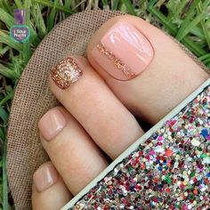 Wedding Toe Nails, Spring Pedicure