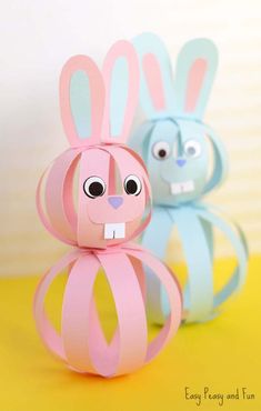 10 Fun and Fluffy Bunny Crafts for Kids Påskeaktiviteter For Barn, Diy – Velikonoce, Easter Crafts Dollar Store, 3d Bunny, Paper Bunny, Rabbit Crafts, Fun Easter Crafts, Easy Easter Crafts