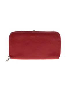 Basile Wallet Size: One Size Bags - used. No Fabric Content | Basile Wallet: Red Bags Rfid Blocking Clutch For Daily Use, Red Bifold Evening Bag, Everyday Rfid Blocking Clutch Bag, Red Bifold Clutch For Everyday Use, Rfid Blocking Clutch Bag, Red Bifold Bag With Zipper Closure, Cheap Red Wallet For Everyday Use, Classic Red Coin Purse For Travel, Red Clutch With Card Slots For Everyday Use