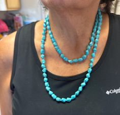 Turquoise women's necklace. Rounded beads.Great for that special occasion and for that special person. Feel free to make me an offer. Women's Necklace, Women Necklace, Beaded Necklaces, Special Person, Round Beads, Bend, Favorite Jewelry, Womens Necklaces, Special Occasion