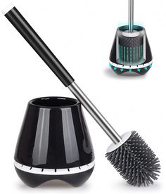 an image of a brush and toothbrush holder set on a white background with the brushes in it