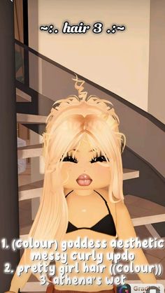 Blonde Hair Roblox, Cute Blonde Hair, Quick Curly Hairstyles, Really Curly Hair, Emo Teen, Hair Codes, Classic Wedding Hair