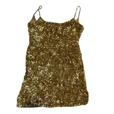 Vintage Black Tie Oleg Cassini Mini Dress, Gold Beads And Sequins, Spaghetti Straps, Fitted, 100% Silk Lining, Size 10, Pit To Pit: 19", Waist Flat: 15", Hips Flat: 19", Length: 32", Preowned And Is Discolored On The Lining, Snags On The Sequins/Beads - See Photos 7 Party Dress Beaded Ornate Sequined Sleeveless Metallic Golden Bodycon Mini Short Formal Embellished Mini Dress With Spaghetti Straps, Embellished Sequin Dress With Spaghetti Straps For Night Out, Spaghetti Strap Sequin Dress For A Night Out, Embellished Spaghetti Strap Mini Dress For Formal Events, Embellished Spaghetti Strap Mini Dress For Formal Occasions, Cocktail Sequin Dress With Spaghetti Straps, Gold Embellished Dress With Spaghetti Straps, Party Mini Dress With Beaded Spaghetti Straps, Fitted Sequin Dress With Beaded Spaghetti Straps