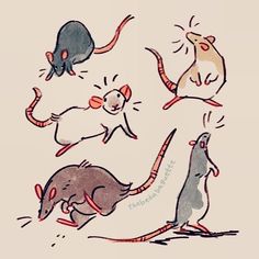 an image of cartoon mouses and mice