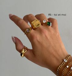 Green Ring, Gemstone Ring, Gold Statement Ring, Irregular Chunky Gemstone Ring, Emerald Ring, Gold Filled Ring, Dome Ring, Thick Gold Band - Etsy Gold Dome Ring With Gemstone, Modern Gold Emerald Ring For Everyday, Modern Gold Rings With Stones, Modern Gold Emerald Open Ring, Gold Ring With Stones Jewelry, Gold Emerald Ring With Stones, Trendy Green Rings For Everyday Wear, Open Ring With Jewels, Thick Gold Band