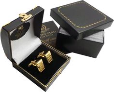 A stunning set of Gold Bullion Bar style Cufflinks lavished in 24k Gold Very high quality set of cufflinks -  - A very nice weight, super detail and crafted to last indefinitely. Includes detailed hand signed and dated certificate pertaining to the gold plating. The certificate is housed in a gold envelope.  Presented in a beautiful, luxurious double gift case with metal fittings and press-button clasp, British Gold Company branded and double boxed. Shipped within 24 hours insured and tracked de Gold Rectangular Cufflinks For Anniversary, Luxury Rectangular Cufflinks For Anniversary, Classic Gold Rectangular Cufflinks, Luxury Gold Cufflinks For Business, Gold Polished Finish Cufflinks For Gift, Rectangular Engraved Cufflinks For Formal Occasions, Formal Engraved Rectangular Cufflinks, Engraved Rectangular Cufflinks For Formal Wear, Engraved Rectangular Cufflinks For Formal Occasions