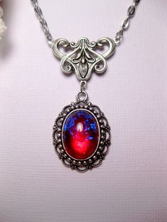 Dragon's Breath Fire Opal Necklace Art by FashionCrashJewelry, $26.00 Dragons Breath Fire Opal, Opal Art, Wire Jewelery, Victorian Necklace, Art Nouveau Pendant, Dragons Breath, Fire Opal Necklace, Saint Paul Mn, Fantasy Jewelry