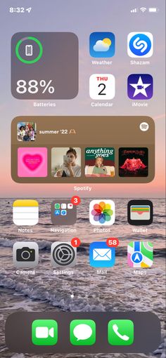 the home screen of an iphone with icons on it