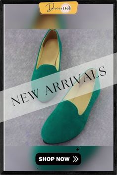 Plus Size Women Candy Color Loafers Flats Sweet Casual Shoes Casual Green Flat Loafers, Green Summer Loafers With Round Toe, Casual Party Loafers With Round Toe, Green Loafers With Round Toe For Summer, Casual Green Pointed Toe Flats, Spring Casual Party Loafers, Casual Pointed Toe Flats For Party, Casual Spring Party Loafers, Trendy Green Flats With Round Toe