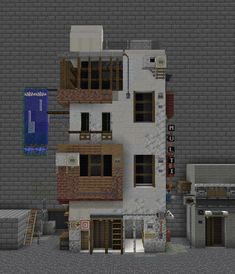 Minecraft Modern City, Modern Japanese House, Minecraft Images, Factory Interior, Minecraft Modern, Minecraft Pictures