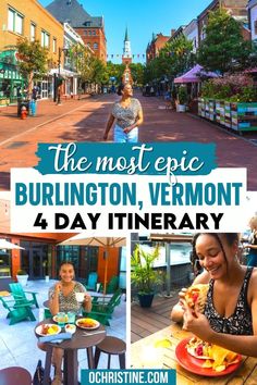 the most epic burlington, vermont 4 day itinerary