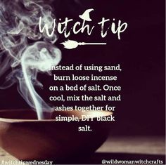 Black Salt Witchcraft, Make Black Salt, Salt Witchcraft, Christian Witch, Witch Things, Spells For Beginners, Wiccan Magic, Witch Spirituality, Magic Spell Book