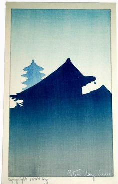 an image of a painting with blue and white colors