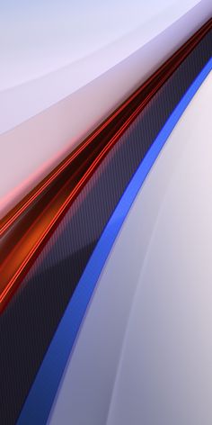 an abstract image of lines and curves in red, white, blue and grey colors