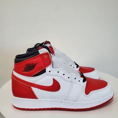 Air Jordan 1 High Og Sku 575441 161 Size Youth 6y Women 7.5 100% Authentic Brand New With Original Box Shipping Same Day Or Next Day University Red High-top Jordan Shoes With Boost Midsole, University Red High-top Jordan Shoes With Branded Insole, High-top Jordan Shoes With Red Sole, University Red High-top Nike Air Force 1, University Red High-top Sneakers With Boost Midsole, Red Nike Air Force 1 With Cushioned Footbed, University Red Custom Sneakers For Sports, White High-top Nike Air Force 1 With Red Sole, University Red Basketball Shoes