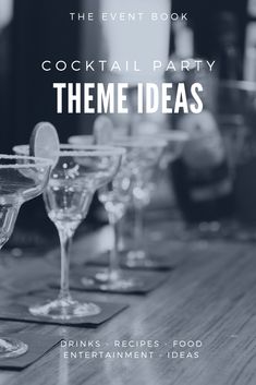 the event book cocktail party theme ideas