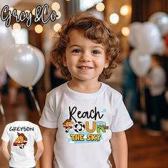 This is a perfect Shirt for your toddlers Birthday or just for everyday wear! Let us know what Name and Number for the back of shirt. Message us if you would like something special and different. We can do anything ! :) HOW TO ORDER 1. SELECT Design  2. CHOOSE Size 3. PERSONALIZATION BOX: Please put color of shirt (colors only available in short sleeves; long sleeve are white and heather grey; if no color is stated we will do it on white) spelling of name for back of shirt and age.  Materials  - Team Spirit Birthday T-shirt With Name Print, Customizable Fun T-shirt For Playtime, White T-shirt For Daycare, Crew Neck T-shirt With Name Print For Daycare, Letter Print T-shirt For End Of School Year Playtime, End Of School Year Birthday T-shirt With Name Print, Customizable Team Spirit T-shirt For Birthdays, Customizable Team Spirit T-shirt For Birthday, Fun Name Print T-shirt For Playtime