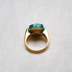 D E T A I L S - Material: 925 Sterling Silver Stone: Green Onyx The Fit: True to US ring size Finish: Smooth and gold-filled to a high shine S H I P P I N G & P R O D U C T I O N - My current production time is 2-6 business days, which means after those days are up, your order ships! I make everything custom to order, by hand, but I promise you it's worth the wait! R U S H - M Y - O R D E R - If you're in a rush to get your pretty new pieces, please send me a message and I'll let you know ju Green Enamel Ring With Polished Finish For Anniversary, Green Enamel Ring With Polished Finish As Gift, Green Dome Ring As A Gift, Fine Jewelry, Polished Open Emerald Ring As A Gift, Polished Open Emerald Ring For Gift, Polished Open Emerald Ring, Gift Polished Finish Open Emerald Ring, Anniversary Gemstone Enamel Open Ring, Engagement Ring Square