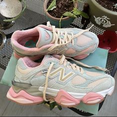 New Balance Shoe Aesthetic Pic - Do you want to buy New balance shoes? You can get it here at affordable prices and free shipping. #shoes #newbalance #newbalancesneakers #sneakers New Balance 9060 Joe Freshgoods, Joe Freshgoods, Baby Shower Blue, Mode Shoes, New Balance 9060, Trendy Shoes Sneakers, Dr Shoes