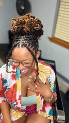 Formal Loc Styles, Loc Petal Bun, Dreadlocks Hair Care, Short Hair Twist Styles, Hair Braid Patterns, Black Kids Braids Hairstyles, Black Hair Updo Hairstyles