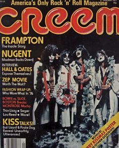 an old magazine cover with the band cream on it