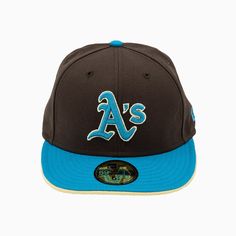 The Oakland Athletics MLB 59FIFTY Fitted Hat from New Era is the ideal addition to any fan's wardrobe. This hat, made of premium materials, has a sleek, contemporary style that shows off your team's pride. Keep your look current and comfy while cheering on your preferred team. Color: Brown / Blue Style: NEOA-BRNBLU Oakland Athletics, Hats For Sale, Fitted Hats, Blue Fashion, Favorite Team, Mlb, Blue Brown, New Era, Summer Collection