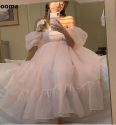 Dreamy Peach Puff Sleeves Prom Dresses Off the Shoulder · Shop Zola · Online Store Powered by Storenvy Prom Dresses Off The Shoulder, Dresses Off The Shoulder, Chiffon Party Dress, Peach Puff, Prom Girl Dresses, Puff Dress, Short Prom, Prom Dresses With Sleeves, Cheap Prom Dresses