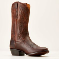 Bench Made James Western Boot | Ariat Classic Slip-on Boots With Textured Sole, Classic Slip-on Boots Medium Width, Classic Slip-on Boots With Cushioned Footbed, Classic Brown Boots With Cushioned Footbed, Classic Boots With Cushioned Footbed, Medium Width, Western Style Cushioned Closed Toe Boots, Western Style Boots With Cushioned Footbed, Western Slip-on Boots With Reinforced Heel, Western Style Closed Toe Boots With Cushioned Footbed