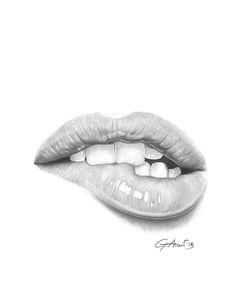 Mouth Art, Lips Sketch, Country Tattoos, Lip Drawing, Lips Drawing, Funny Illustration, Art Et Illustration, Art And Illustration, A Pencil