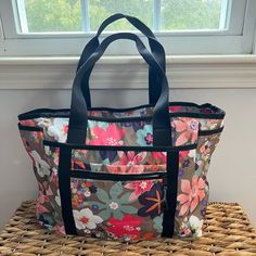 Details - Brand New And Never Unused - Bought On Amazon Website For $30 - Lots Of Compartments And Pretty Floral Design - Good For The Beach Casual Multicolor Floral Print Bag, Amazon Rectangular Bag For Everyday Use, Rectangular Amazon Bag For Everyday Use, Spring Multicolor Shoulder Bag With Pockets, Versatile Multicolor Spring Bags, Amazon Handbags, Amazon Bags, Amazon Bag, Amazon Website