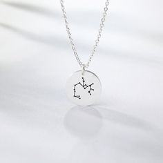 Silver Personalized Jewelry Scorpio Zodiac Constellation, Aquarius And Scorpio, Gemini And Scorpio, Aries And Sagittarius, Different Zodiac Signs, Astrology Jewelry, Constellation Necklace, Sagittarius And Capricorn, Taurus And Gemini