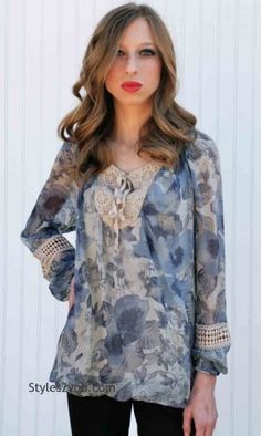 Lila Ladies Silk Blouse In Floral And Cream styles2youdotcom #fashion #fashiongram #fashionblogger #fashionista #fashiongram #fashionpost #style #stylish #shop #shoppingonline #shopping #online #onlineshop #onlinestore #bohochic #boho #picoftheday #outfit #ootd #lookbook #outfitoftheday #instastyle #fashionaddict #fashionstyle #womensboutique #onlineboutique #womensclothing #clothing #boutique Hippy Clothing, Modern Vintage Fashion, Victorian Clothing, Boho Chic Outfits, Vintage Inspired Outfits, Lace Hem, Hippie Outfits, Bohemian Fashion, Professional Outfits