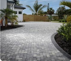 Grey Pavers, Belgard Pavers, Driveway Pavers, Modern Driveway, Outdoor Pavers, Paving Ideas, Stone Pavers, Stone Paving