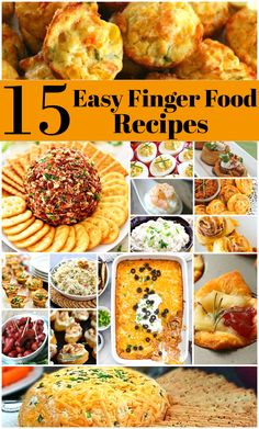 15 easy finger food recipes that are perfect for any family to enjoy and have fun with